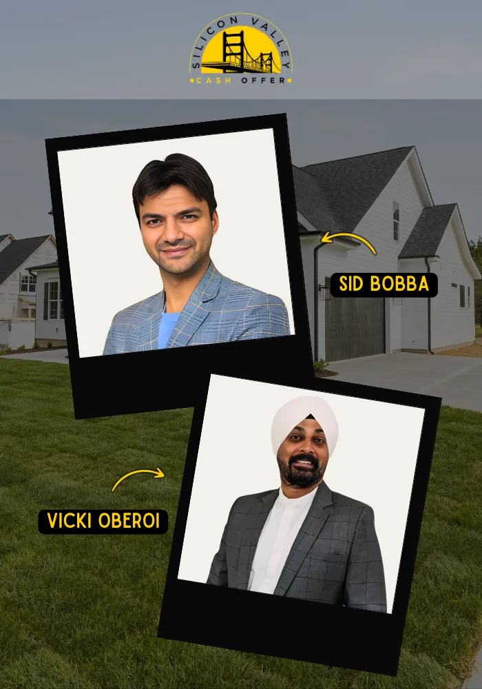 Sid Bobba and Vicki Oberoi, owners of Silicon Valley Cash Offer